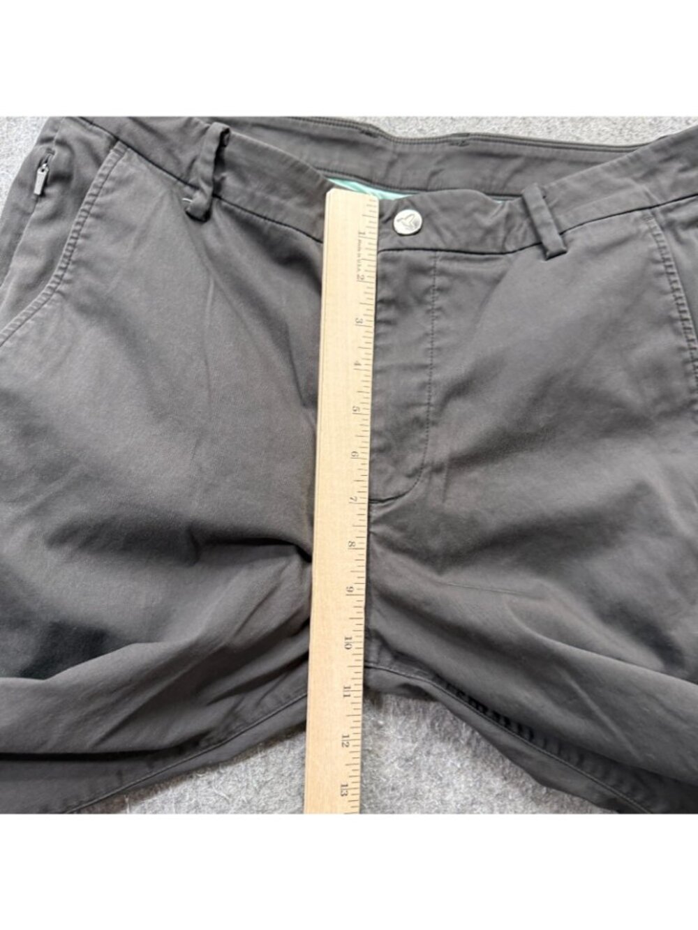 Birddogs Pants Men 32x30 Gray Boomstick Lined Stretch Performance Chino Golf - Picture 16 of 16